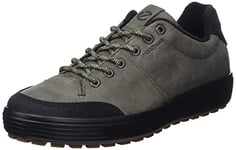 ECCO Men's Soft 7 Tred Hydromax Water Resistant Winter Sneaker, Black/Tarmac/Black Nubuck, 7/7. 5 UK