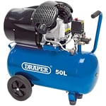 Draper DA50/412tv 50L 230 V 3.0 HP Compresseur d'air, Bleu