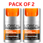 2pack L'Oreal Men Expert Hydra Energetic Anti-Fatigue Vitamin C Moisturiser 50ml