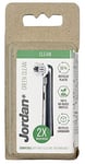 Jordan ® | Tête verte écologique de brosse à dents de remplacement pour la brosse à dents électrique | Têtes de brosse à dents Green Clean durable | Oral B Compatible | Pack 2 unités