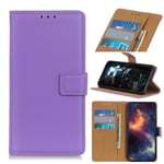 NEINEI Case for Xiaomi Redmi Note 10S/Redmi Note 10 4G,Premium PU Leather Flip Wallet Phone Case with [Card Slots] [Stand Function] [Magnetic],TPU Inner Shell, Minimalist Style Protection Cover,Purple