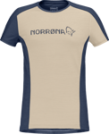 Norrøna Norrøna Women's Falketind Equaliser Merino T-Shirt Pure Cashmere M, Pure Cashmere