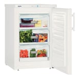 Liebherr GP1213 Freestanding 98 litre Comfort Table-Height Freezer White with VarioSpace SmartFrost and Automatic SuperFrost Function, Reversible Door, 55cm Width