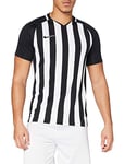 NIKE Men's Striped Division Iii Short Sleeve Top, Black/White/White/Black, S UK