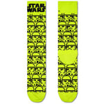 Happy Sock Star Wars Storm Trooper Sock Strumpor Svart/Gul bomull Strl 41/46