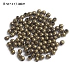 100pcs Sewing Crafts Beads Safety Doll Eyes Handmade Necklace Bronze 3mm