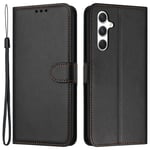 Samsung Galaxy S25 / S24 Plånboksfodral med handrem - Svart