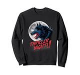 Thriller Night Werewolf and Moonlight Howling Sweatshirt