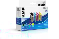KMP MULTIPACK H71V - 4 paket - sort, gul, cyan, magenta - blækpatron (alternativ till: HP 940XL, HP C4906AE, HP C4907AE, HP C4908AE, HP C4909AE)