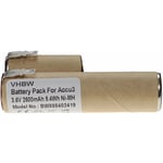 Vhbw - Batterie compatible avec Gardena sécateur de jardin Accu3, tondeuse à gazon Accu3, cisaille à gazon Accu3 (2600mAh, 3,6V, NiMH)