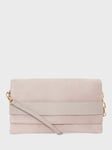 Hobbs Honour Suede and Leather Clutch Bag