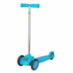 Kids 3 Wheel Tri-Scooter Rear Brake Soft Grip Handles Blue Xootz Age 3+ NEW UK