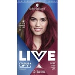 Schwarzkopf LIVE Colour Plus Lift, Long-Lasting Permanent Red Hair Dye, Light...
