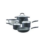 Circulon Total Non Stick Cookware Set with Steamer and Frying Pans - Pack of 5