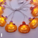Best Led Pumpkin String Fairy Lights Lantern Party Home I Orange Open