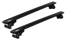 Thule WingBar EVO Black Volkswagen T-Roc 5-dr SUV 2018- rails / reling