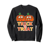 Trick Or Treat Costume Funny Halloween Costumes Kids Pumpkin Sweatshirt