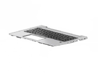 HP - Erstatningstastatur for bærbar PC - med ClickPad - bakbelysning - Tysk - med toppdeksel - for ProBook 440 G7 Notebook