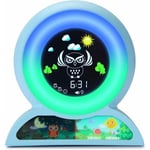 Tigrezy - Réveil Enfant Educatif Hibou Lumière Veilleuse Luminosité 5 Couleurs Réglable Réveils pour Garçon Fille Anniversaire