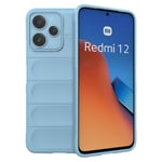 EIDERWOOD Xiaomi Redmi 12 (5G) / Poco M6 Pro (5G) Fleksibelt Plastdeksel - Lyse blå