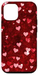 Coque pour iPhone 12/12 Pro Motif coeurs Saint Valentin