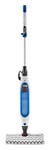 Shark Klik n' Flip Steam Mop for Hard Floors with Steam Blaster, 2 Machine Washable Cleaning Pads & Fill Flask, 350ml Capacity, 6m Power Cord, 30 Second Heat-Up, White & Blue S6001UK