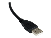 StarTech.com FTDI USB till seriell RS232-kabeladapter med 1 port och optisk isolering - Seriell adapter - USB - RS-232 - svart