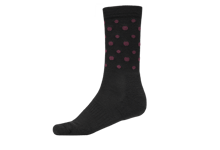 Icebug Active Merino Sock - Spots Black/Hibiscus