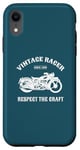 Coque pour iPhone XR Since 1960 Vintage Racer – Moto motard 1960