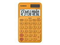 Casio SL-310UC - Calculatrice de poche - 10 chiffres - panneau solaire, pile - orange