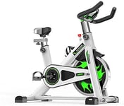 Electric bicycle Indoor Exercise Bike, Spin Bike Studio Cycles Exercise Machines Cardio Workout Magnetic Exercise Bike Adjustable Handlebars Seat LED Time Distance Calories Maximum Load Capacity 150KG