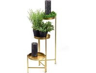 Affek Design Swen Gold Blomställning H60x19cm/H40x19cm/H19.5X19cm