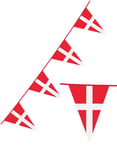 Dansk Flagga Vimpelbanner på 10 Meter