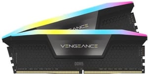 64 GB (2x32GB) DDR5-5200 Vengeance RGB CL40, XMP - Svart
