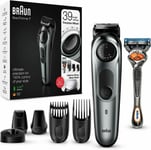 Braun Beard Trimmer Series 7 & Hair Clippers with 39 Length Settings, BT7240