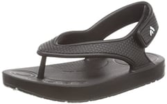 Fitflop Boy's Unisex iQUSHION Kids Toddler Ergonomic B/Strap FLIP-Flops, Black, 6 UK Child