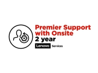 Lenovo Premier Support - Utvidet serviceavtale - deler og arbeid (for system med 1-års Premier Support) - 2 år (fra opprinnelig kjøpsdato for utstyret) - på stedet - responstid: NBD - for ThinkStation P410 P500 P510 P520 P520c P620