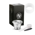 ICalifas Stainless Steel Coffee Capsule Pod Cup Refillable For Nespresso Inissia