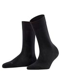 FALKE Women's Sensitive London W SO Cotton With Soft Tops 1 Pair Socks, Black (Black 3000) new - eco-friendly, 5.5-8