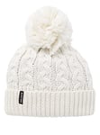 Burton Women's Zippy Fleece-lined Beanie Hat, Stout White, One Size UK