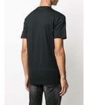 Dsquared2 Mens Icon Vertical Logo T-shirt in Black Cotton - Size X-Large