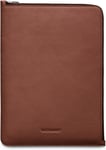 Woolnut Leather Folio -suojatasku 13/14" MacBook, konjakki