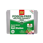 The Big Cheese Ready-Baited Mouse Bait Station Poison-Free Welfare Friendly British Grain Lockable Safe Around Children and Pets Monitor Infestations