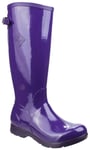 Muck Boots Womens Bergen Tall Lightweight Rain Boot Purple Size Uk 4 Eu 37
