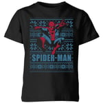 Marvel Spider-Man Kids' Christmas T-Shirt - Black - 3-4 ans