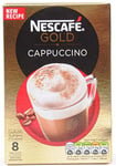 Nescafe Sachet Range (Gold Cappuccino 8 Pack 2 x 8 Pack)