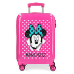 Disney Minnie Sunny Day Pink Cabin Suitcase 37 x 55 x 20 cm Rigid ABS Combination Lock 34 Litre 2.6 kg 4 Double Wheels Hand Luggage