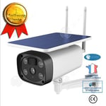 INN® Caméra de surveillance extérieure WiFi solaire sans fil interphone de terrain surveillance à distance pas de capteur Internet
