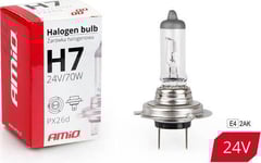 Amio Halogenlampa H7 24V 70W Uv-Filter (E4)