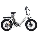 Hopfällbar elcykel AVAKA BZ20 Plus 500W motor 48V 15Ah batteri